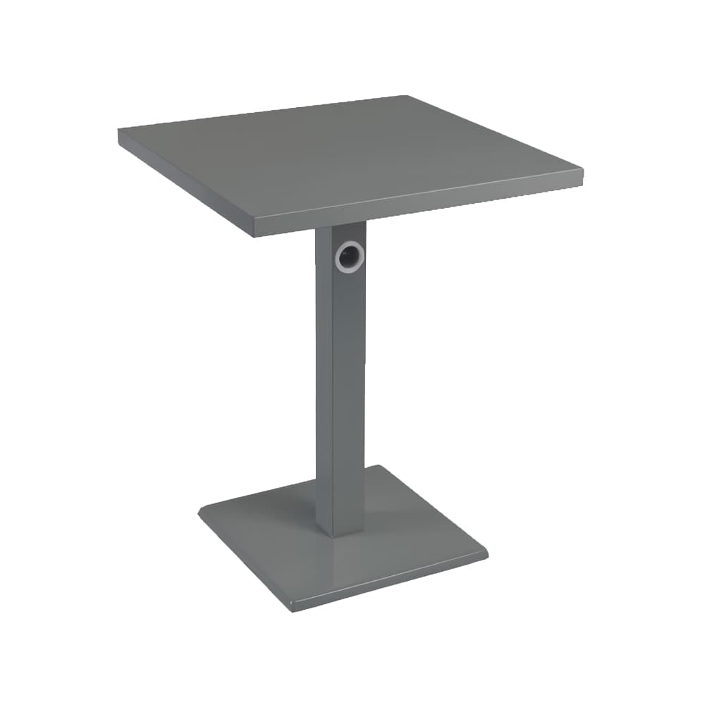 emu 32" Square Lock Indoor/Outdoor Table - Steel, Antique Iron (473K)