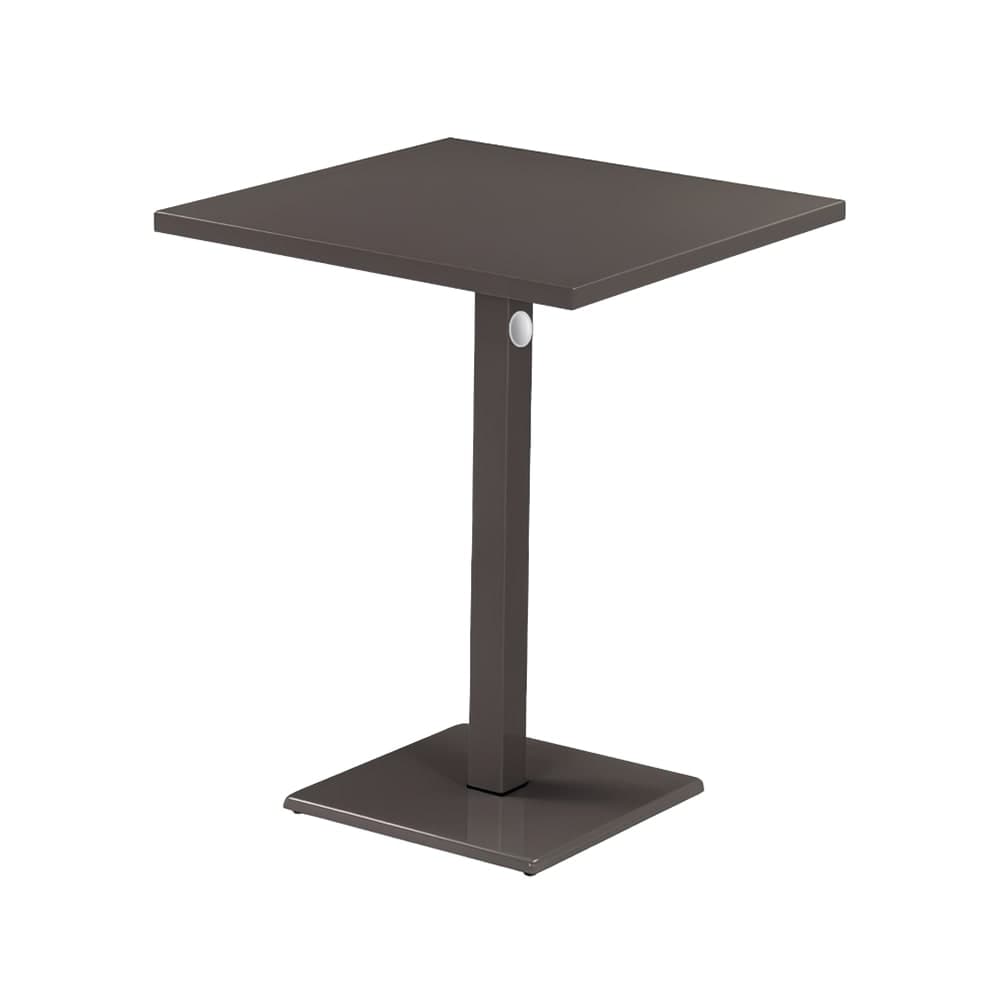 emu 32" Square Lock Indoor/Outdoor Bar Table - Steel, Antique Bronze (473KH)