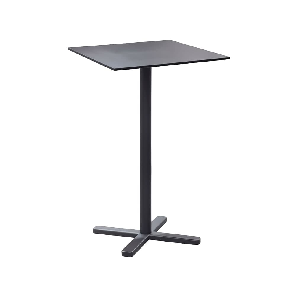 emu 28" Square Darwin Indoor/Outdoor Bar Table - Steel, Antique Black (528)