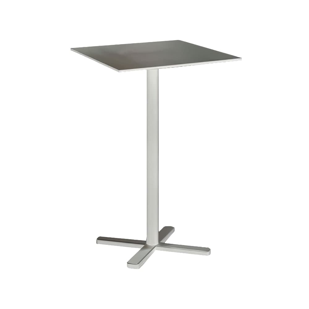emu 28" Square Darwin Indoor/Outdoor Bar Table - Steel, Antique White (528)