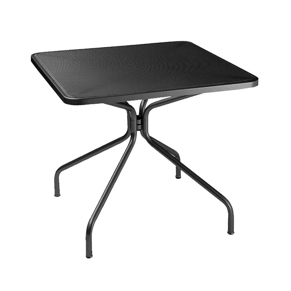 emu 24" Square Cambi Indoor/Outdoor Table - Steel, Antique Black (800)