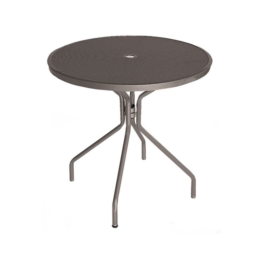 emu 32" Round Cambi Indoor/Outdoor Table w/ Umbrella Hole - Steel, Antique Bronze (803)
