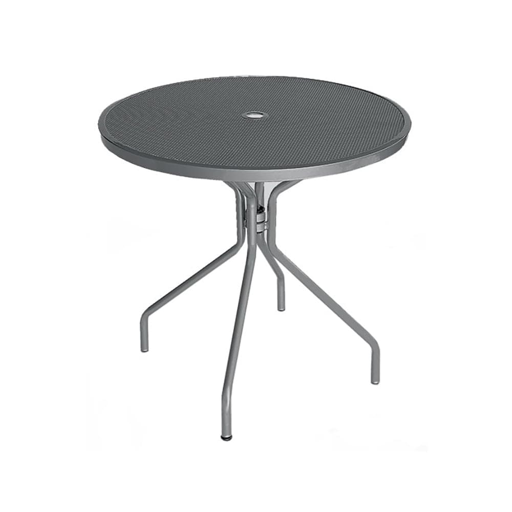 emu 32" Round Cambi Indoor/Outdoor Table w/ Umbrella Hole - Steel, Antique Iron (803)