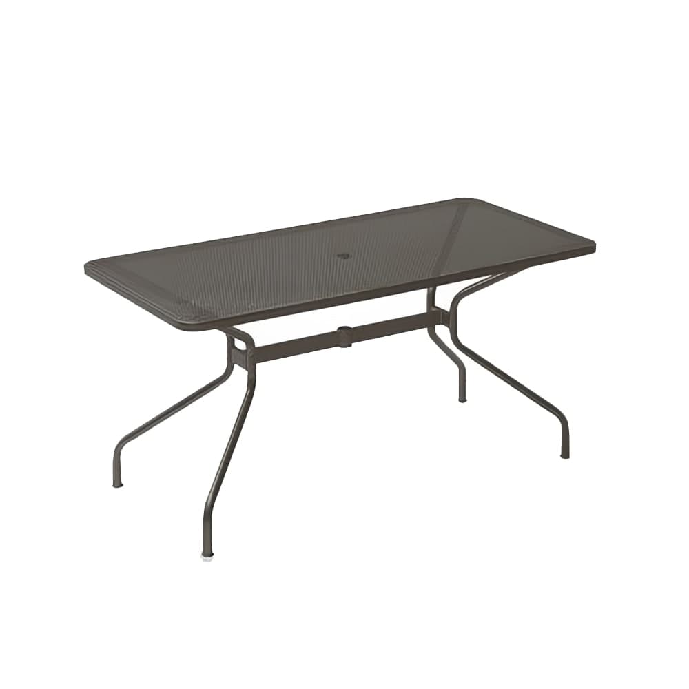 emu Rectangular Cambi Indoor/Outdoor ADA Table - 48" x 32", Steel, Antique Bronze (836)