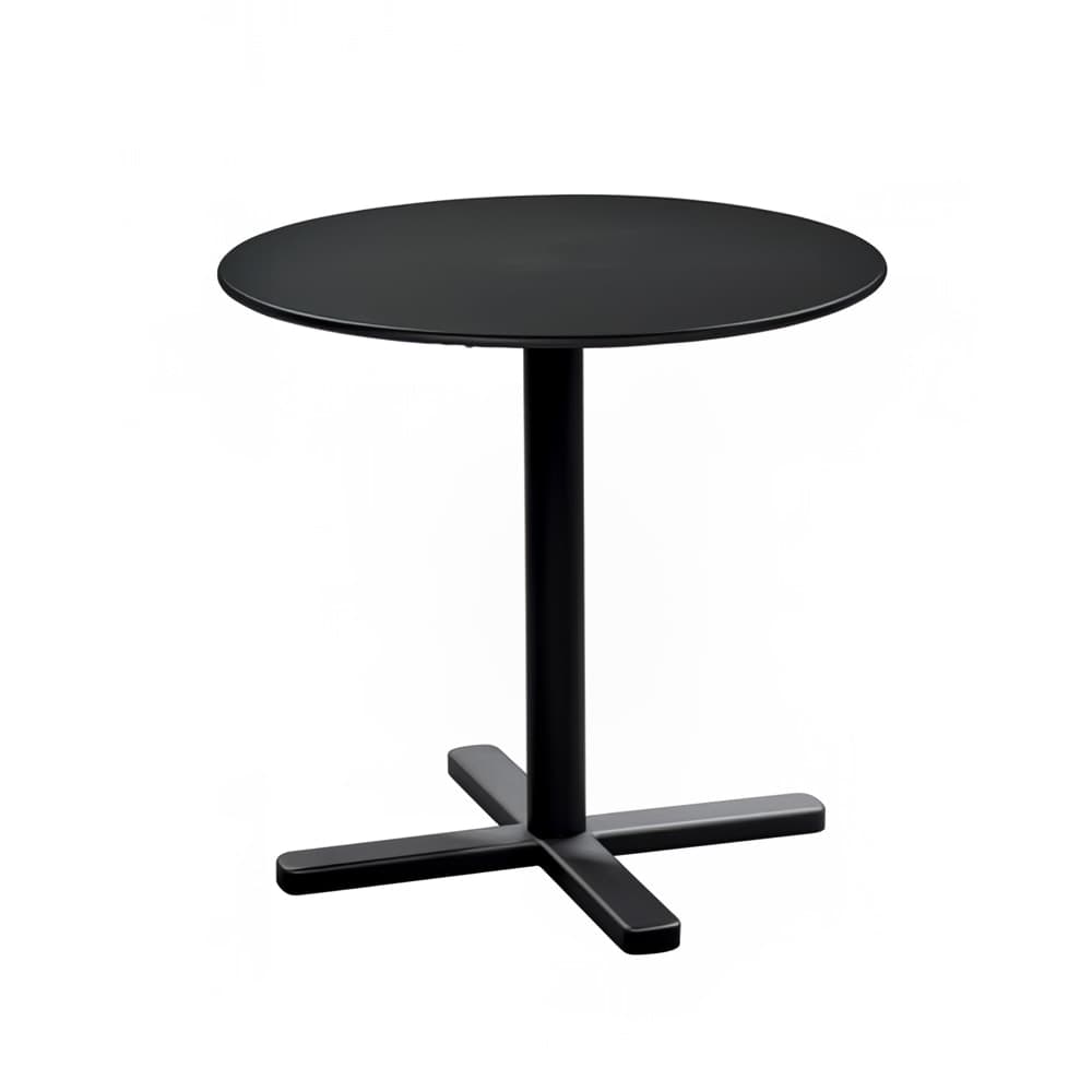 emu 24" Round Outdoor Dining Height Table - Steel, White (848)