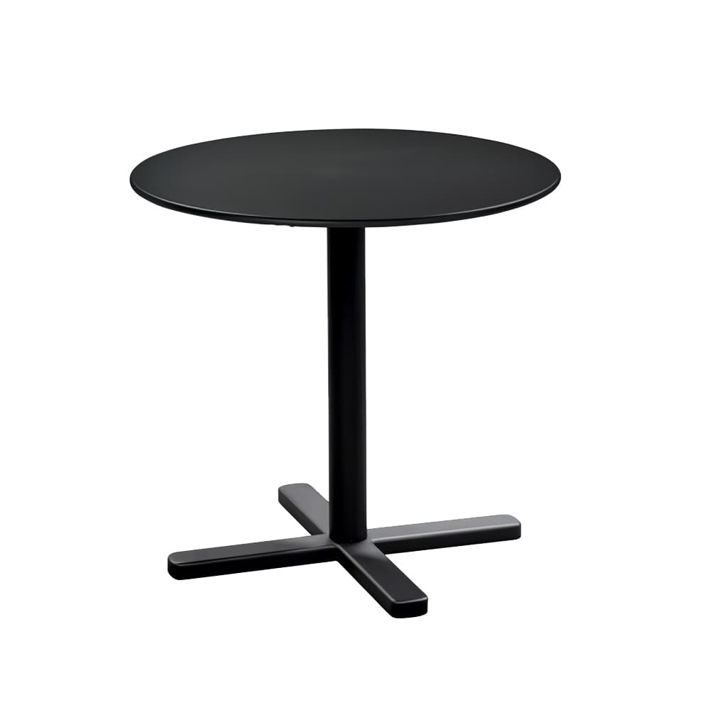 emu 24" Round Outdoor Dining Height Table - Steel, Black (848)