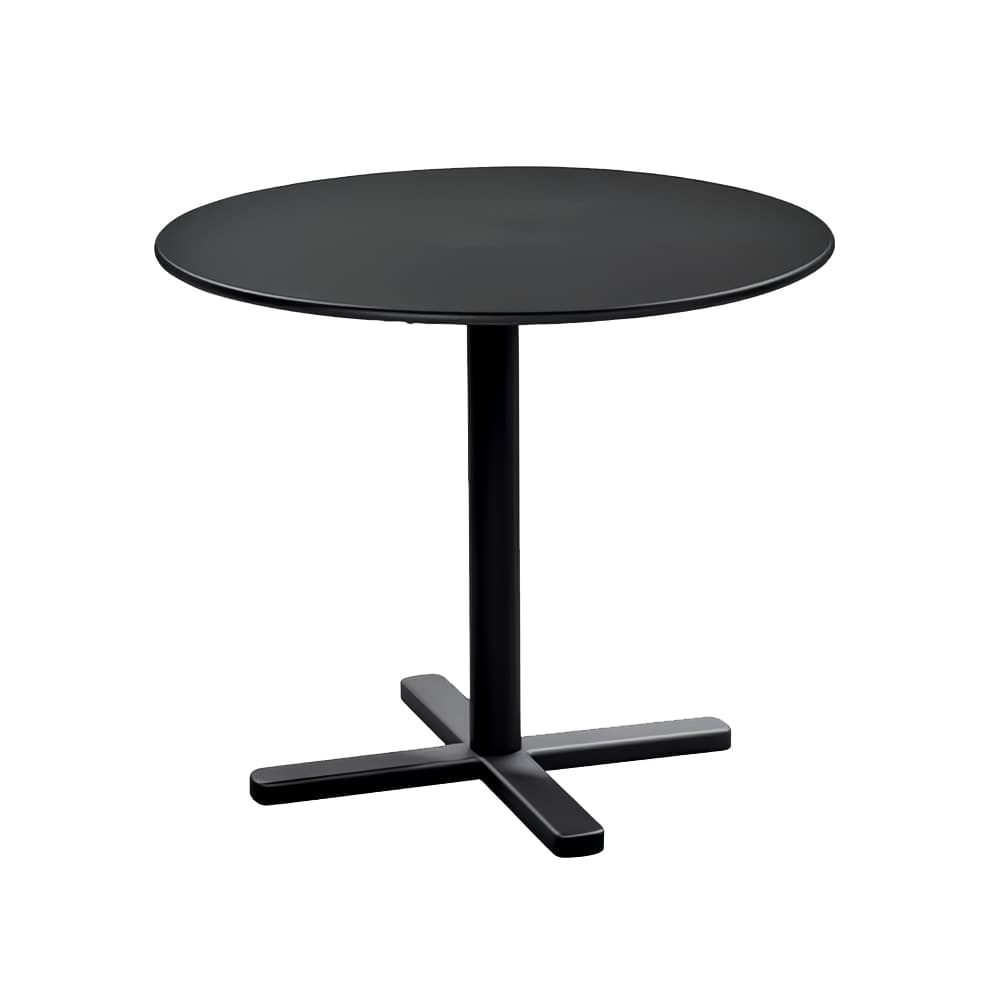 emu 32" Round Outdoor Dining Height Table - Steel, White (849)
