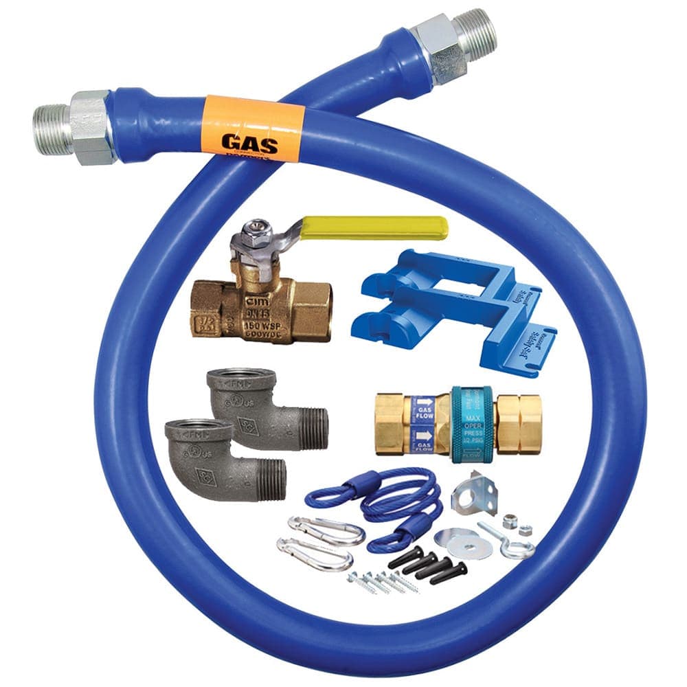 Dormont 1675KIT48PS 48" Gas Connector Kit w/ 3/4" Male/Male Couplings