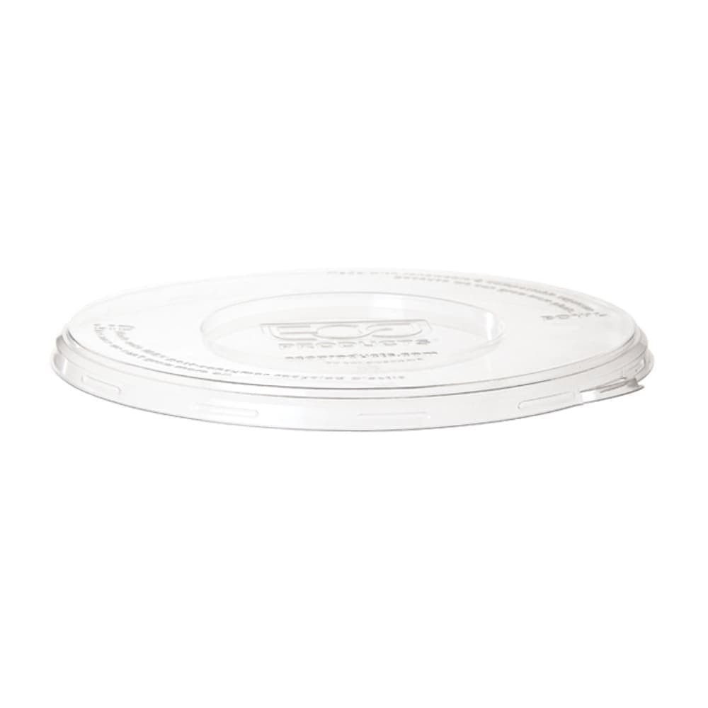 Eco Products WorldView™ Flat Lid for Molded Fiber Bowls - PET, Clear (EP-BLRLID)