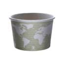 Eco Products 16 oz World Art™ Food Container - Paper, Green (EP-BSC16-WA) thumbnail 2