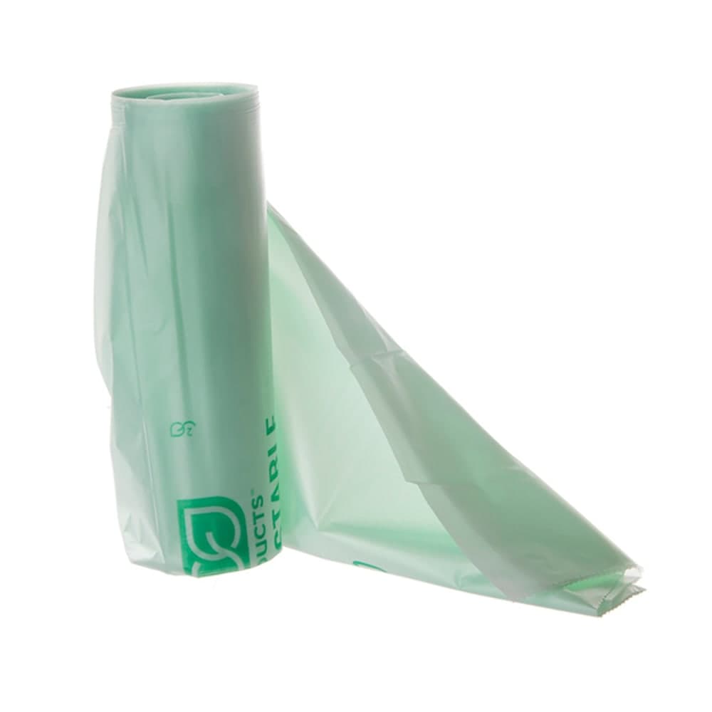 Eco Products 30 gal Trash Can Liner Bags - 39"L x 30"W, PBAT, Green (EP-CB33)