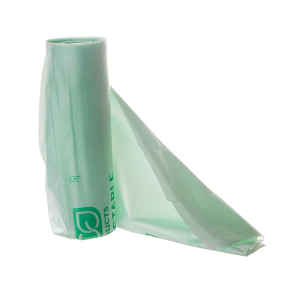 Eco Products 33 gal Trash Can Liner Bags - 39"L x 33"W, PBAT, Green (EP-CB39)