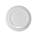 Eco Products GreenStripe® EcoLid® Dome Lid for 8 oz Hot Cups - PLA, White (EP-ECOLID-8) thumbnail 2