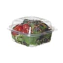 Eco Products Hinged Lid Food Container - 6" x 6" x 3", PLA (EP-LC6) thumbnail 2