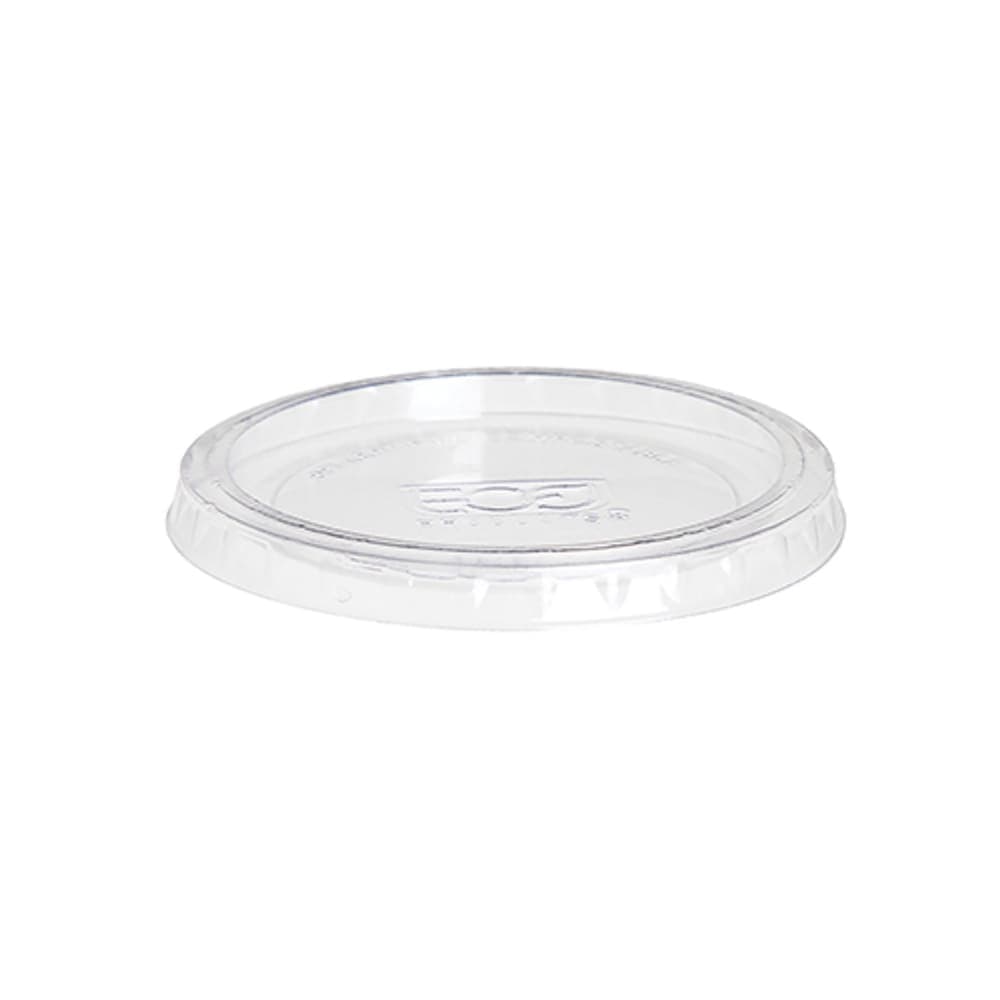 Eco Products Lid for 2 to 4 oz Portion Cups - PLA, Clear (EP-PCLID)