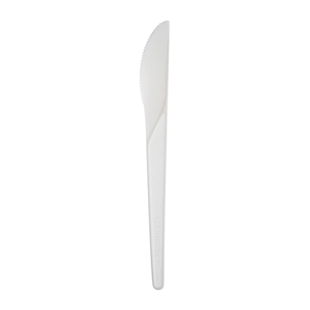 Eco Products 6" Plantware® Disposable Knife - PLA, White (EP-S011)