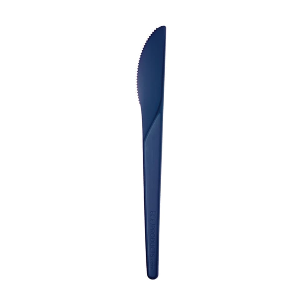 Eco Products 6" Plantware® Disposable Knife - PLA, Blue (EP-S011BLU)