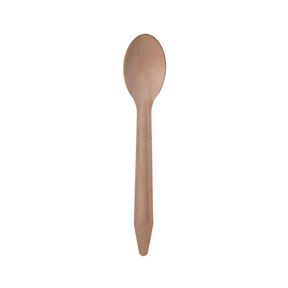 Eco Products 6 1/2" Disposable Spoon - Birch Wood (EP-S213)