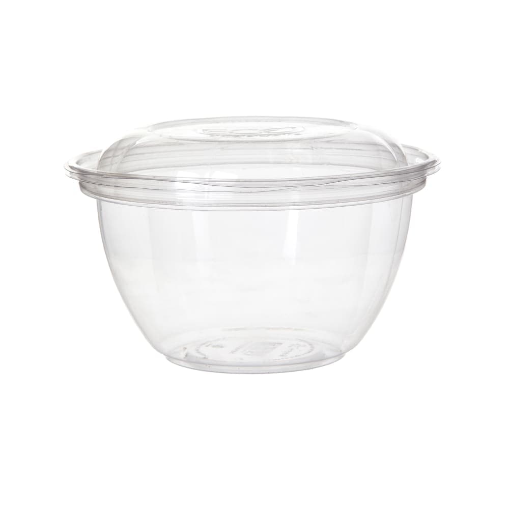 Eco Products 18 oz Salad Bowl w/ Lid - PLA, Clear (EP-SB18)
