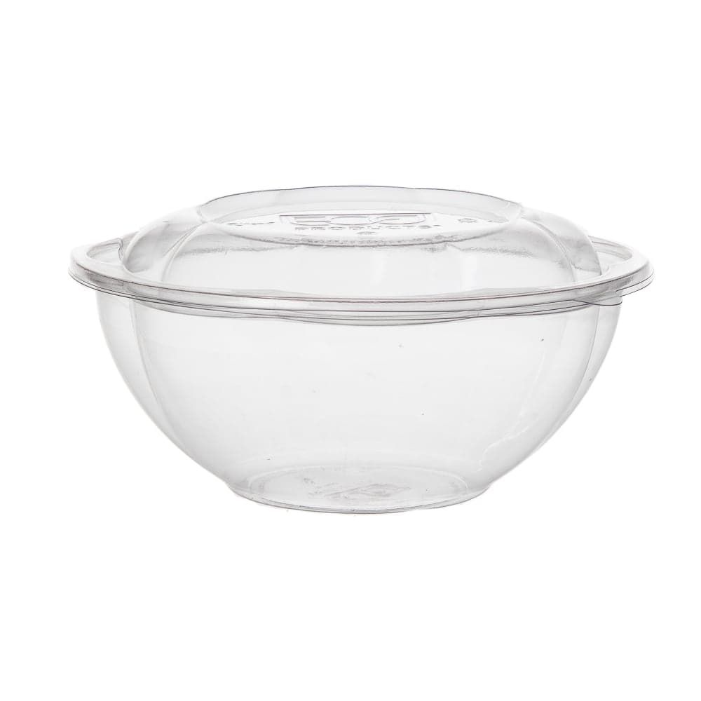 Eco Products 24 oz Salad Bowl w/ Lid - PLA, Clear (EP-SB24)