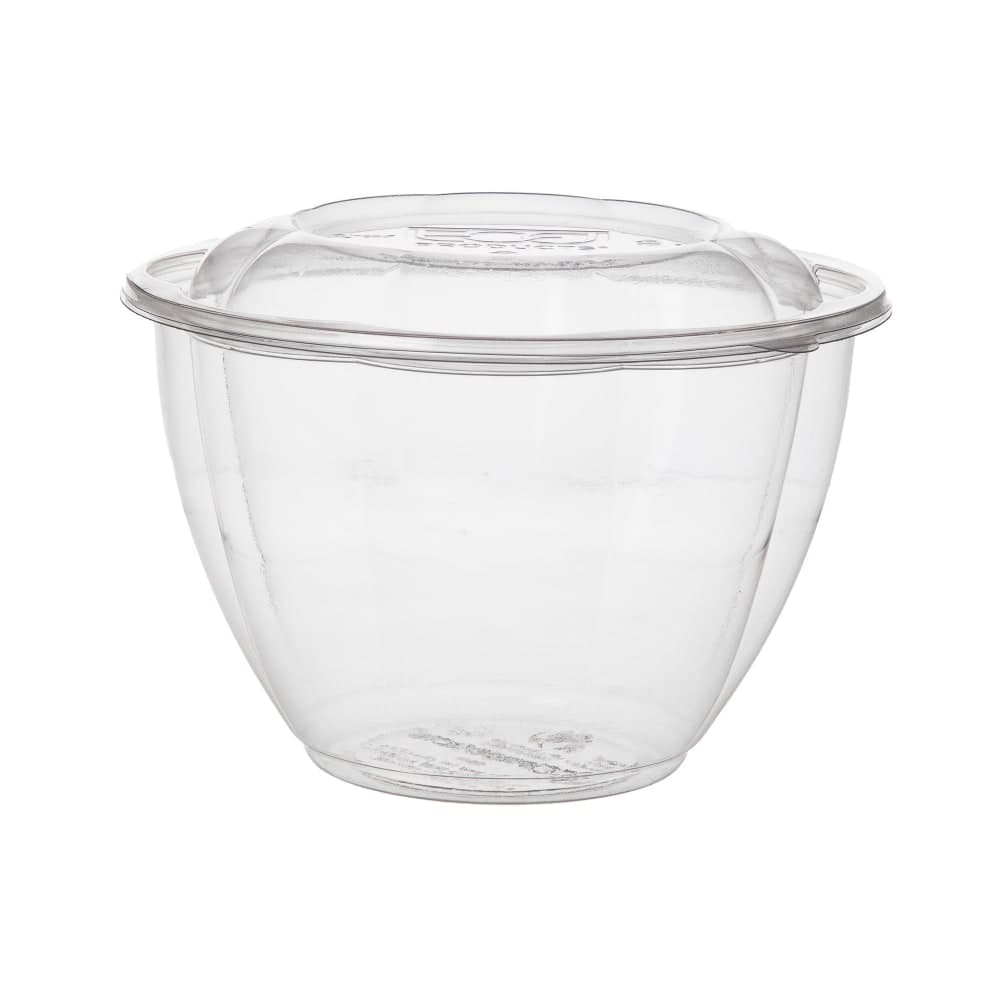 Eco Products 48 oz Salad Bowl w/ Lid - PLA, Clear (EP-SB48)