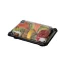 Eco Products Sushi Container - 7" x 5", PLA, Black (EP-SH2-CPK) thumbnail 2