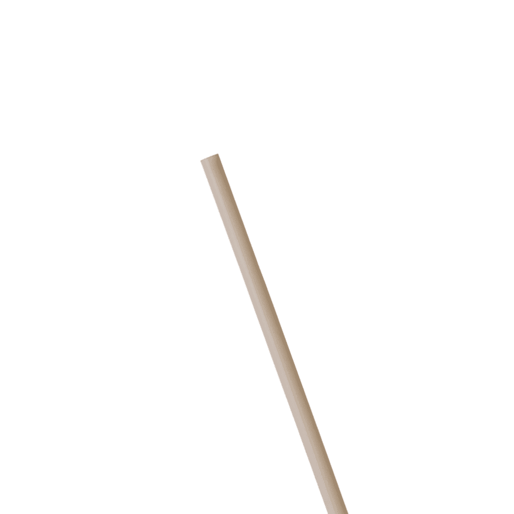 Eco Products 5 1/2" Unwrapped Straws - PHA, Natural White (EP-STPHA513)