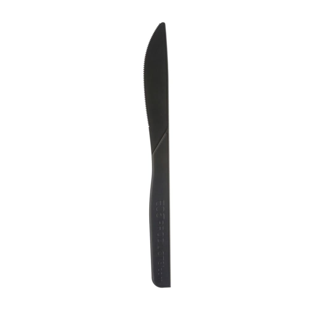 Eco Products 7" Vine™ Disposable Knife - PLA, Black (ESVKNBK500)