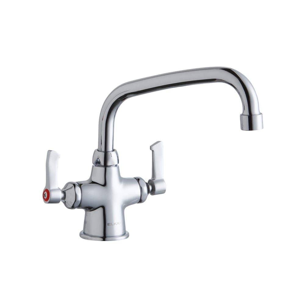 Elkay LK500AT08L2 Deck Mount Double Pantry Faucet w/ 8" Swing Spout & 2" Lever Handles