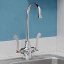 Elkay LK500GN05T4 Deck Mount Double Pantry Faucet w/ 5" Gooseneck Swing Spout & 4" Wrist Blade Handles thumbnail 2