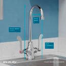 Elkay LK500GN05T4 Deck Mount Double Pantry Faucet w/ 5" Gooseneck Swing Spout & 4" Wrist Blade Handles thumbnail 3