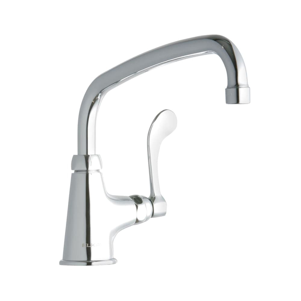Elkay LK535AT10T4 Deck Mount Pantry Faucet w/ 10" Swing Spout & 4" Wrist Blade Handles