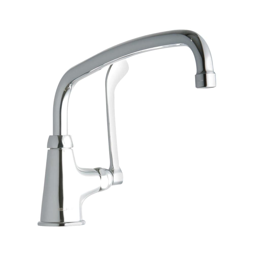 Elkay LK535AT12T6 Deck Mount Pantry Faucet w/ 12" Swing Spout & 6" Wrist Blade Handles