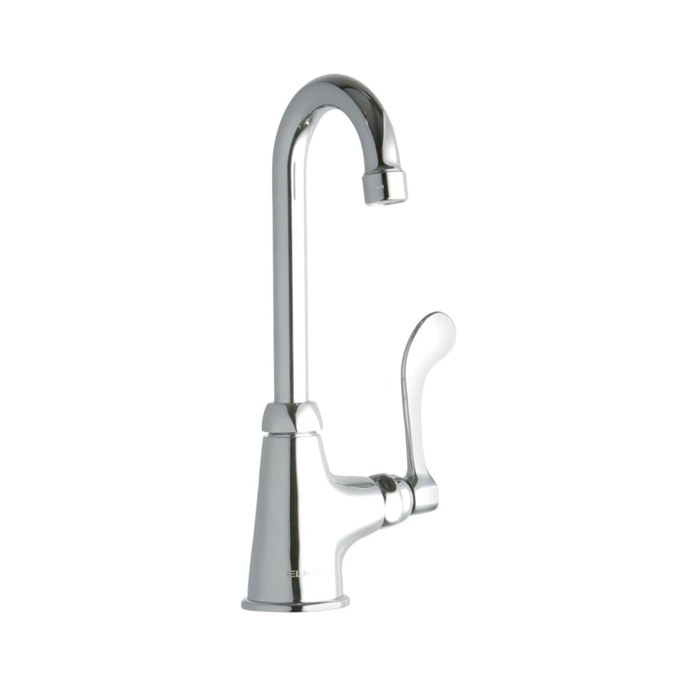 Elkay LK535GN04T4 Deck Mount Pantry Faucet w/ 4" Gooseneck Swing Spout & 4" Wrist Blade Handles