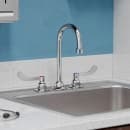 Elkay LK800GN05T4 Deck Mount Faucet w/ 5" Gooseneck Spout & 4" Wrist Blade Handles - 8" Centers thumbnail 2