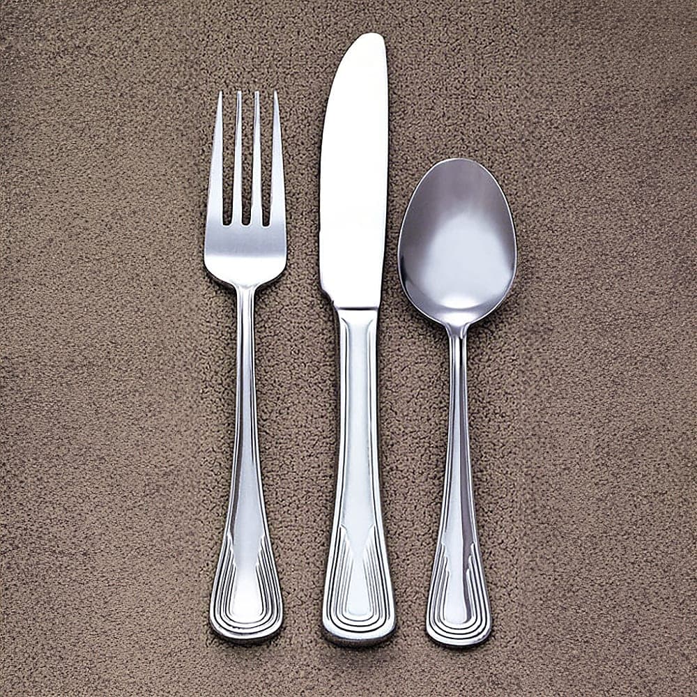 Libbey 129 053 7 1/8" Butter Knife with 18/0 Stainless Grade, Reflections Pattern