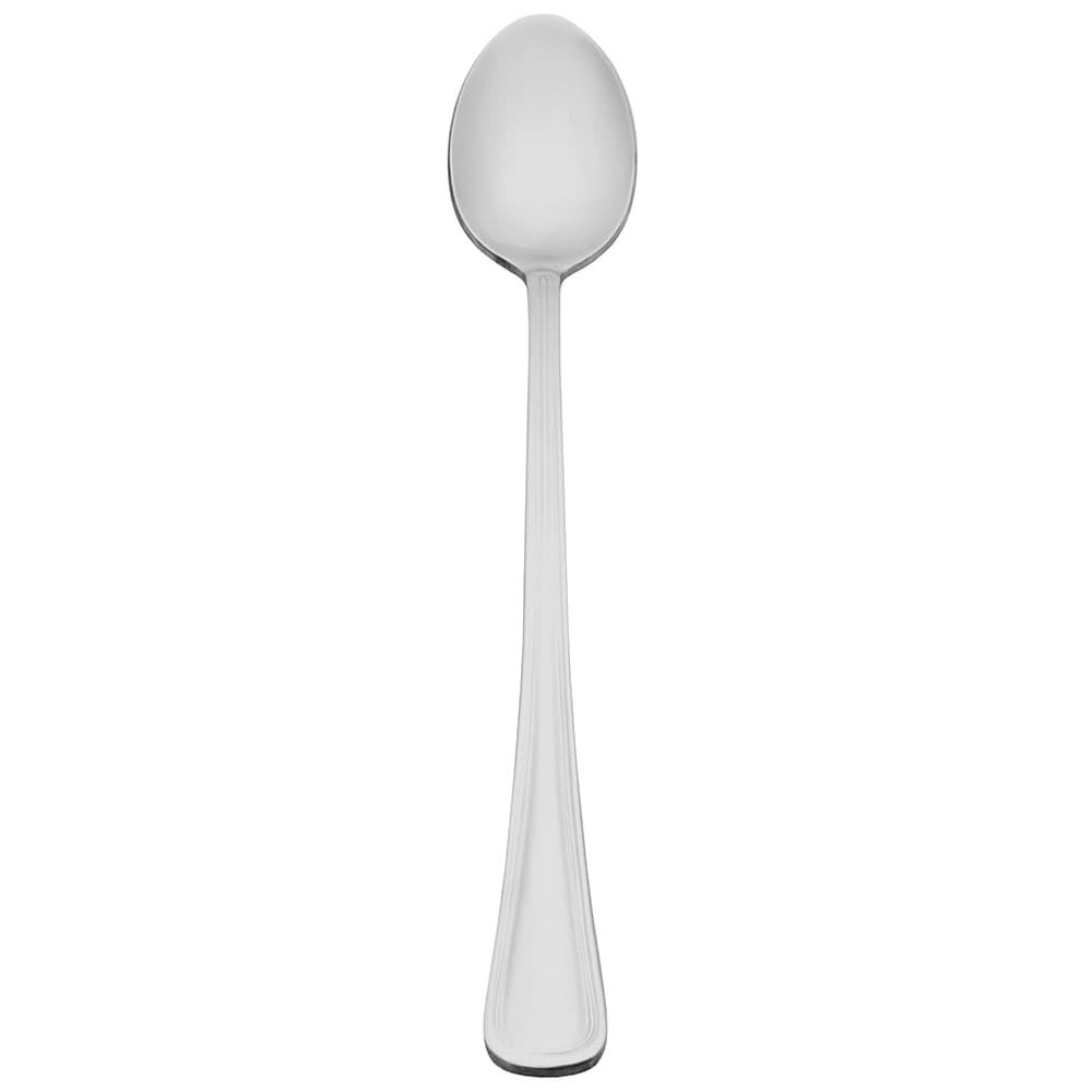 Libbey 139 021 7 7/8" Iced Tea Spoon with 18/0 Stainless Grade, Classic Rim Pattern