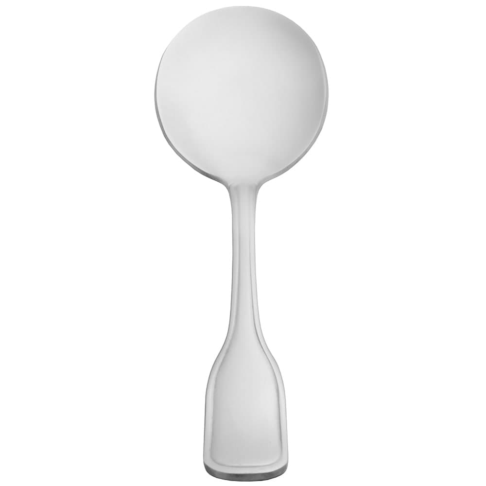 Libbey 145 016 7 5/8" Bouillon Spoon with 18/0 Stainless Grade, Wellington Pattern