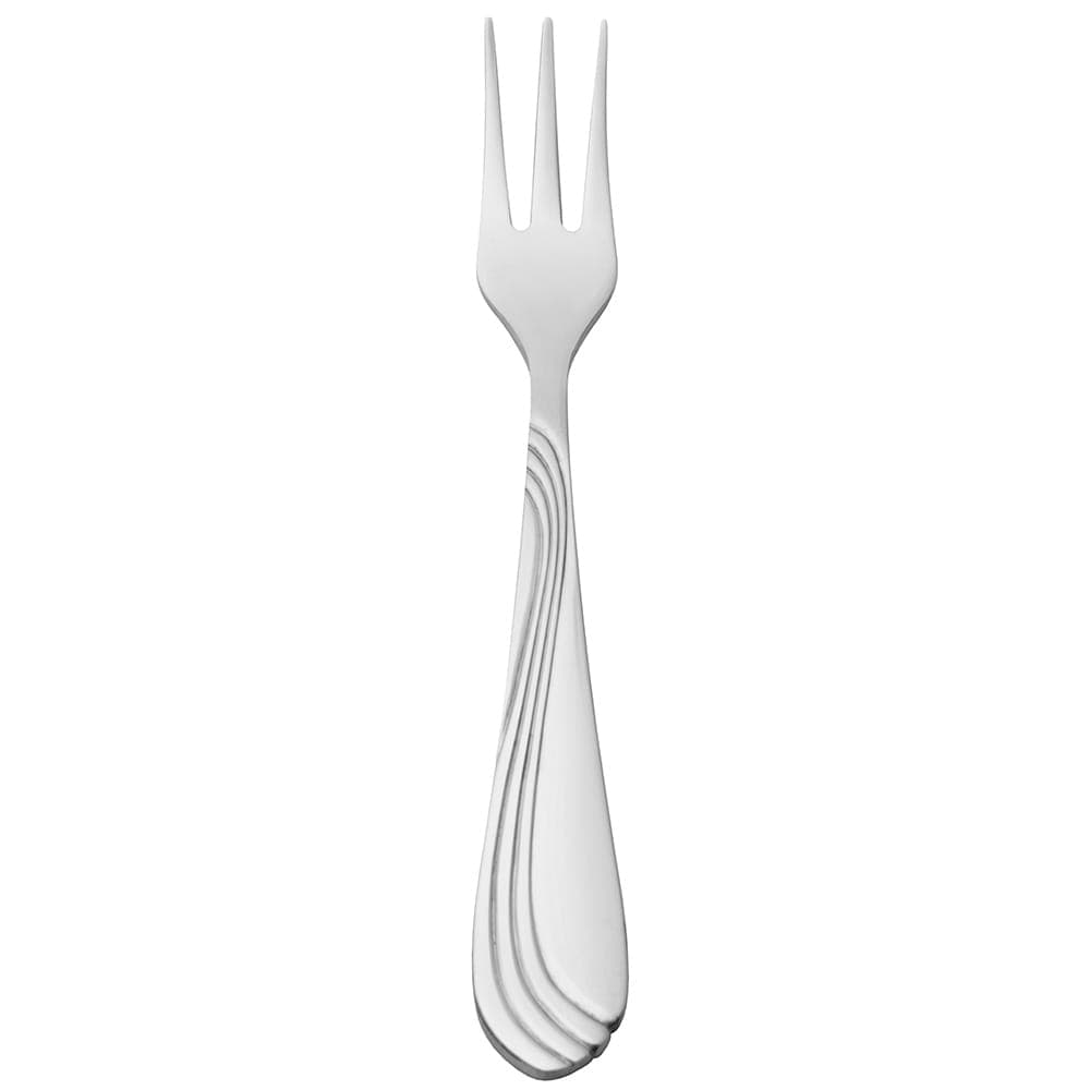 Libbey 148 029 5 5/8" Cocktail Fork with 18/0 Stainless Grade, Riva Pattern