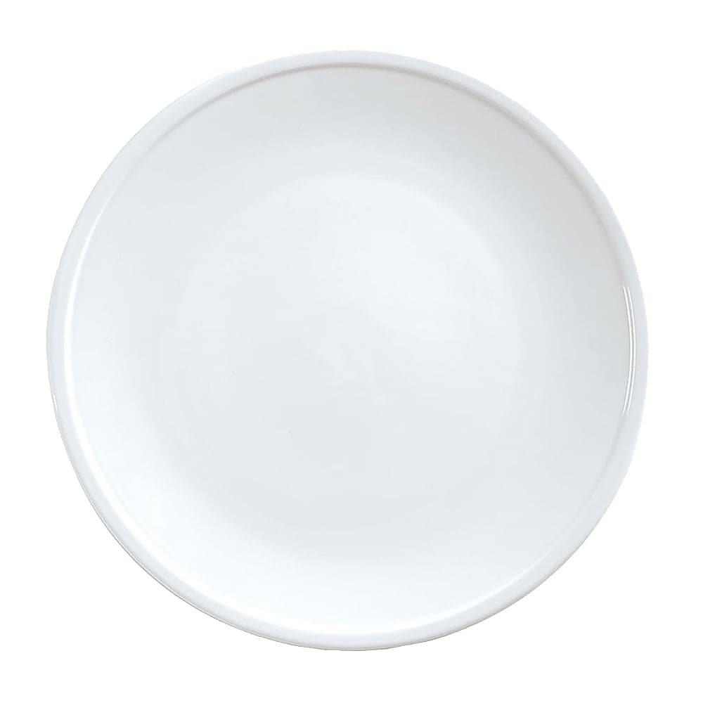 Libbey 1702-10301 7 1/2" Round Coupe Plate, Bright White