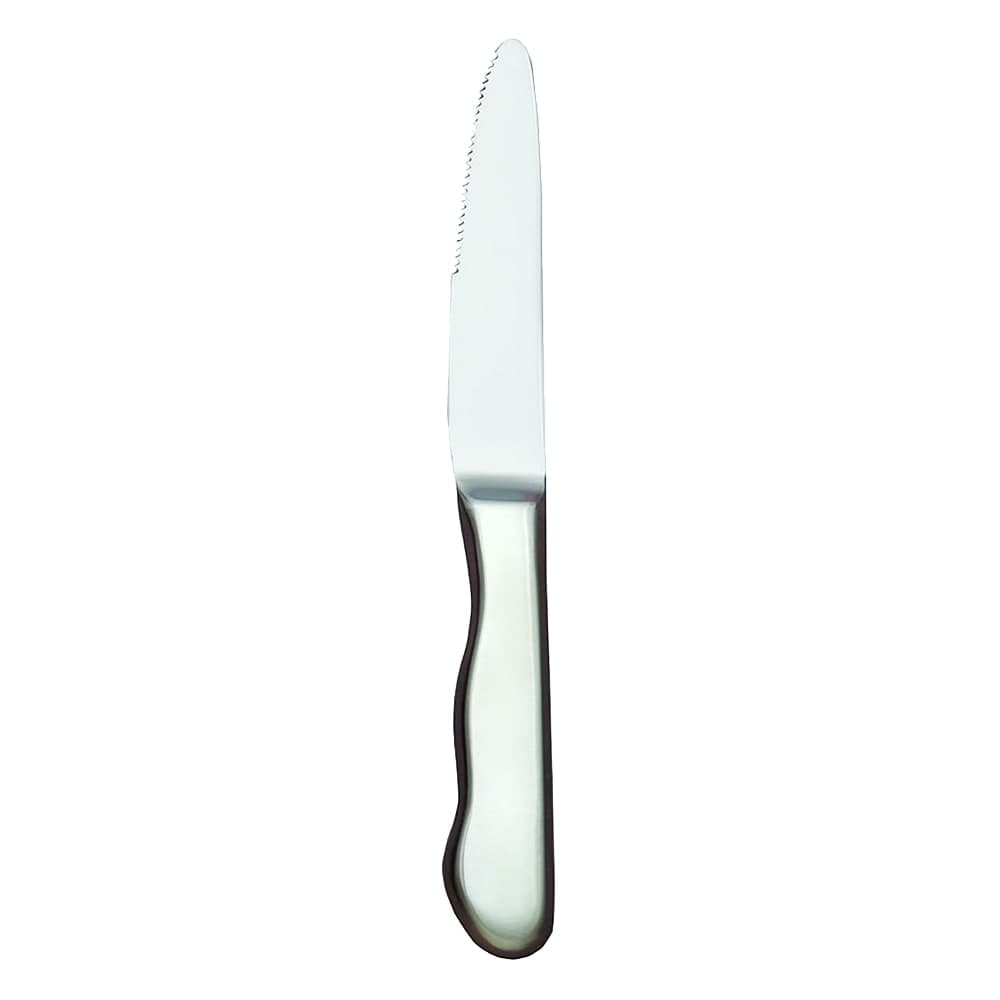 Libbey 195 2492 10" Round Tip Steak Knife w/ Hollow Handle, Stainless, Baron Radiant
