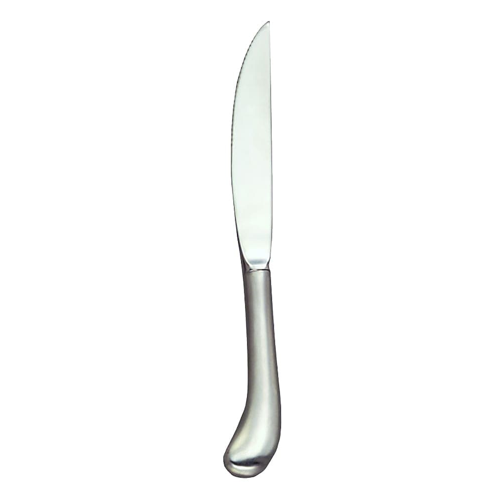 Libbey 195 2762 8 7/8" Fluted Steak Knife w/ Hollow Handle, Economy Stainless, Slim Radiant