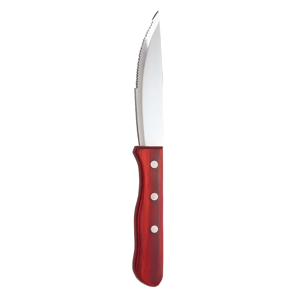 Libbey 200 1432 10" Steak Knife w/ Wood Handle, Beef Baron II