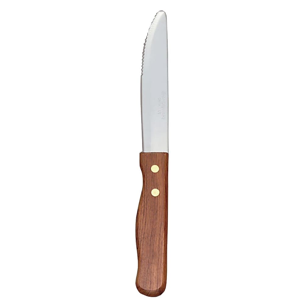 Libbey 200 1492 10" Steak Knife w/ Wood Handle, Beef Baron