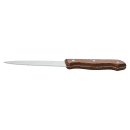 Libbey 200 1632 9 1/4" Steak Knife w/ Wooden Handle & Pointed Tip thumbnail 3