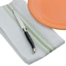 Libbey 201 2882 9 1/8" Steak Knife w/ Plastic Handle & Pointed Tip, Black, Slim EuroStyle thumbnail 5