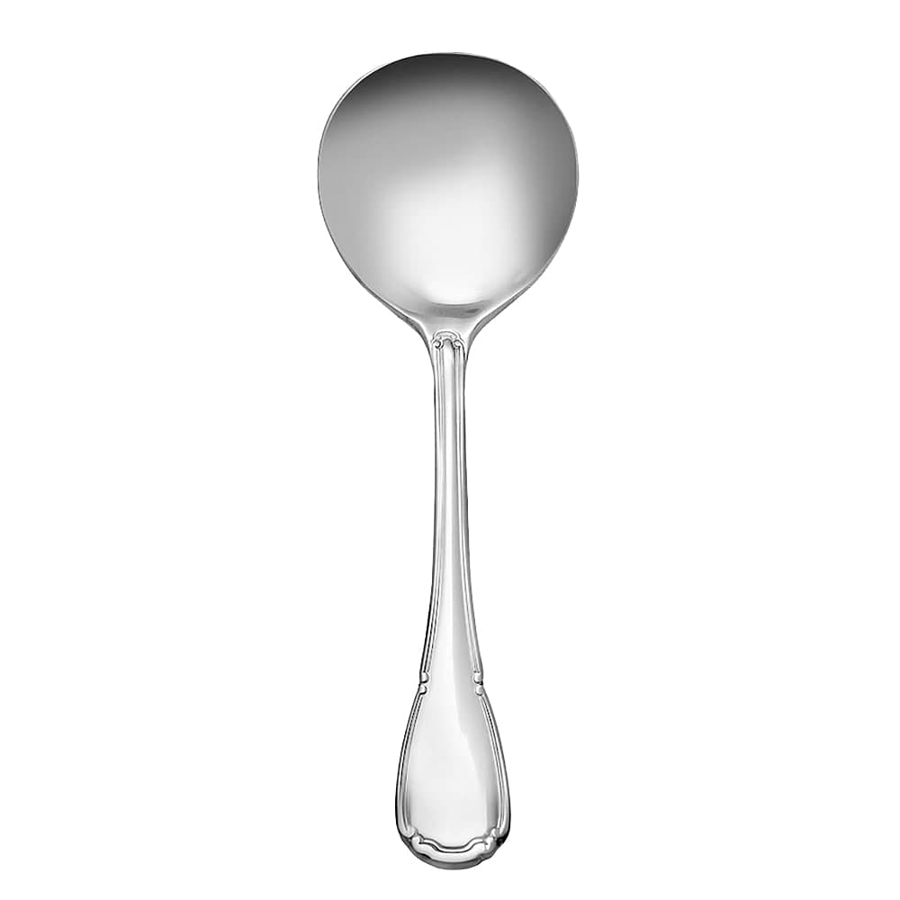 Libbey 412 016 5 5/8" Bouillon Spoon with 18/10 Stainless Grade, Baroque Pattern