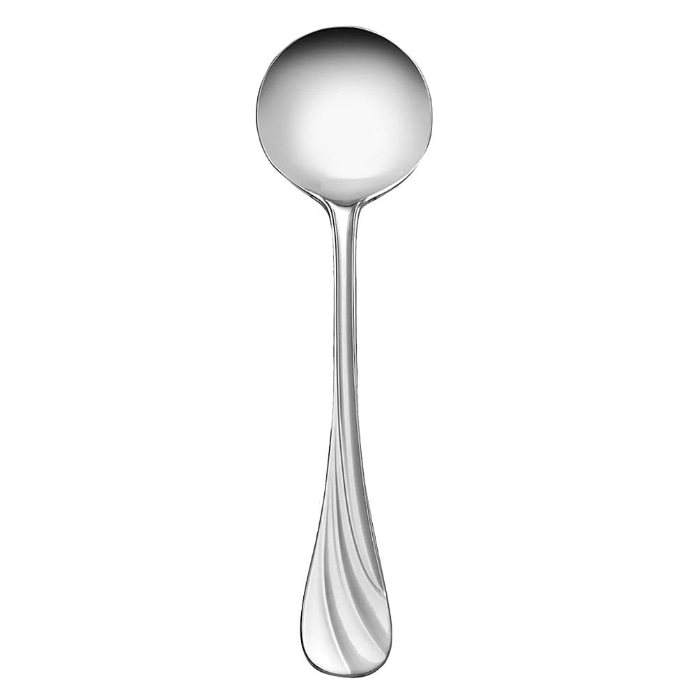 Libbey 491 016 6 1/2" Bouillon Spoon with 18/8 Stainless Grade, Serenade Pattern