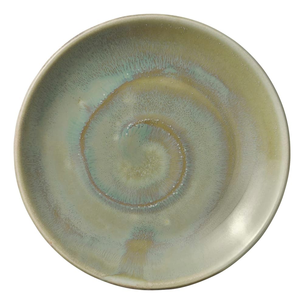 Libbey 801121541000104 6" Round Perfect Match Flat Coupe Plate - Porcelain, Thyme