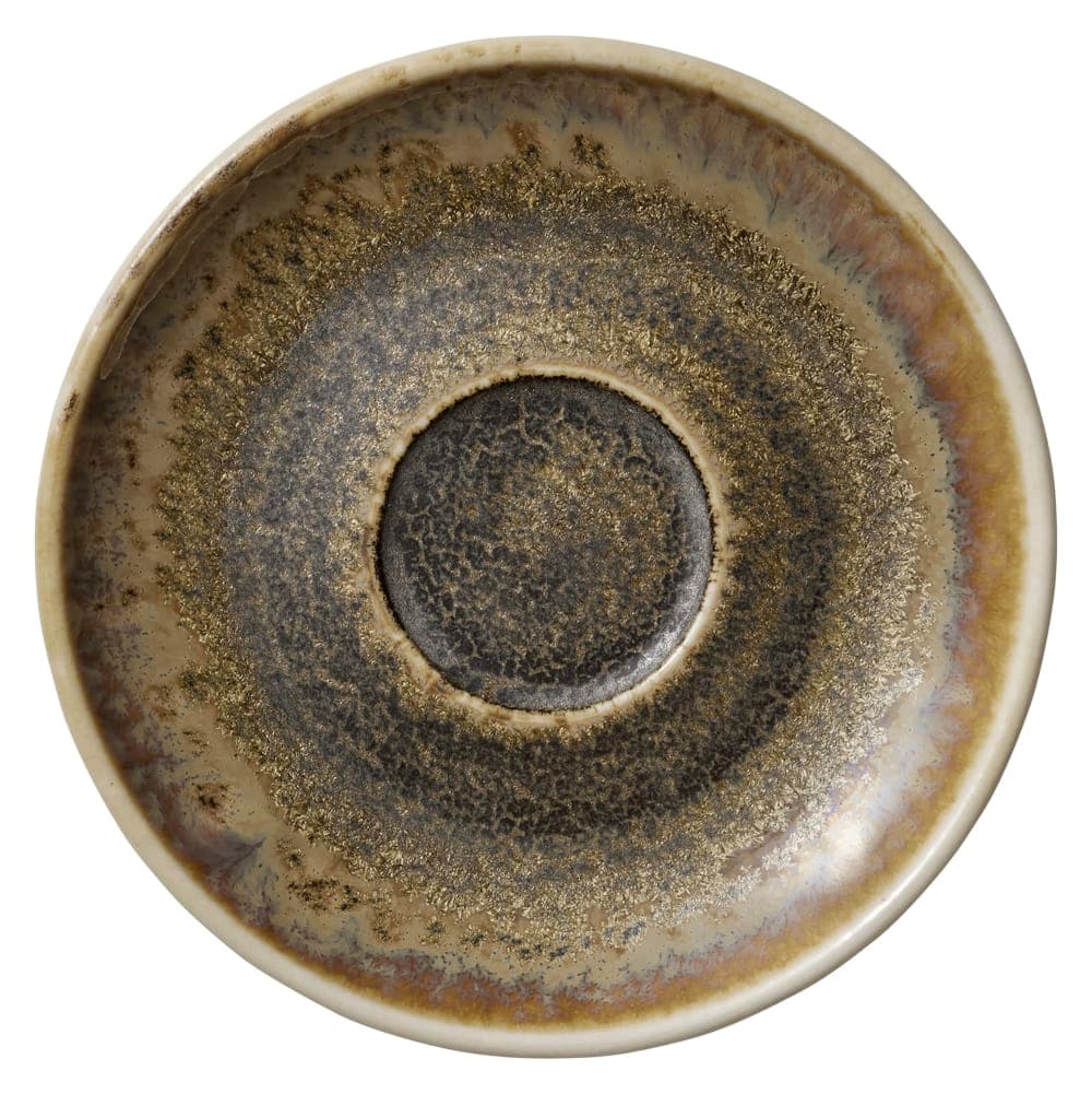 Libbey 801690841000102 4 1/2" Round Perfect Match Saucer - Porcelain, Cumin